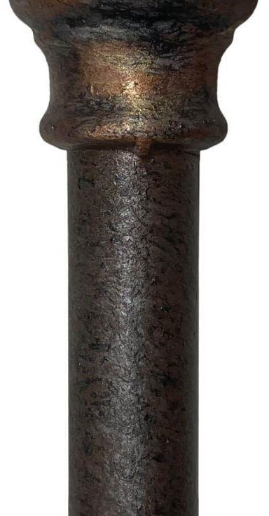 Wesley Allen Aged Copper Brown Quati Iron Queen Bed